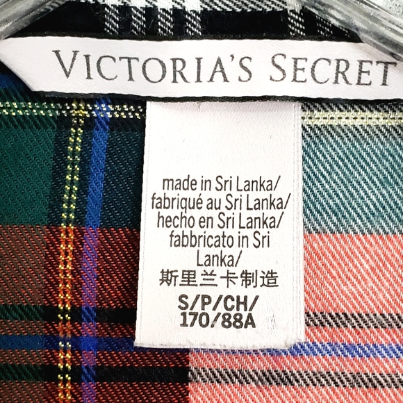 Victoria's Secret Tarten Plaid Like New PJ ❤ Romper - Picture 3 of 15